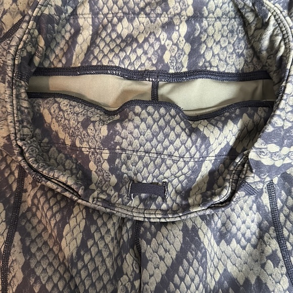 Snakeskin leggings. Unsure of brand. - Picture 2 of 2